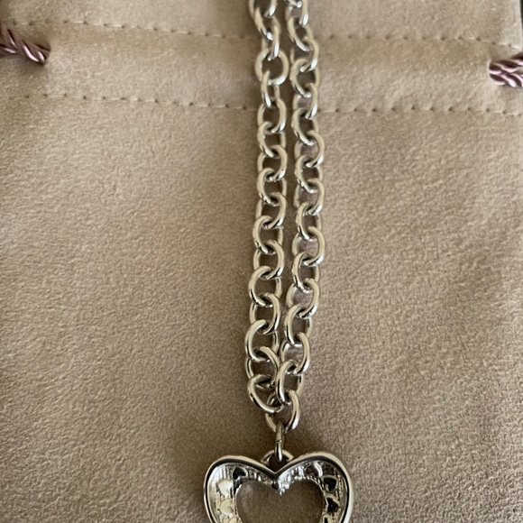 Swarovski heart bracelet silver no scratch - Picture 3 of 6